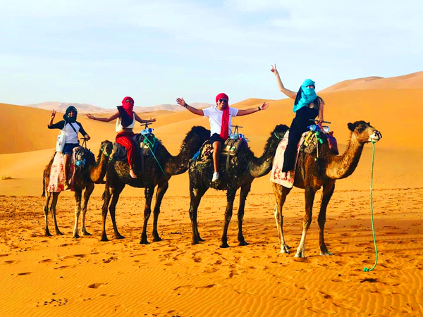 Tour privado de 3 dias desde fez a marrakech via al desierto de merzouga